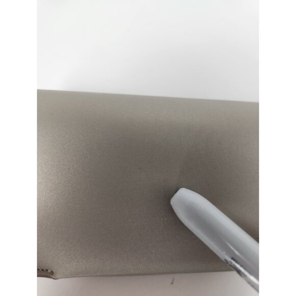 Georgio Armani Silver/Cream Lined Snap Close Eyeglass Sunglass Case - Picture 9 of 11